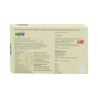 Hapid Strip Of 10 Capsules
