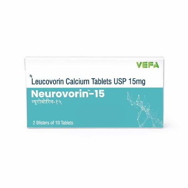 Neurovorin 15Mg Strip Of 10 Tablets