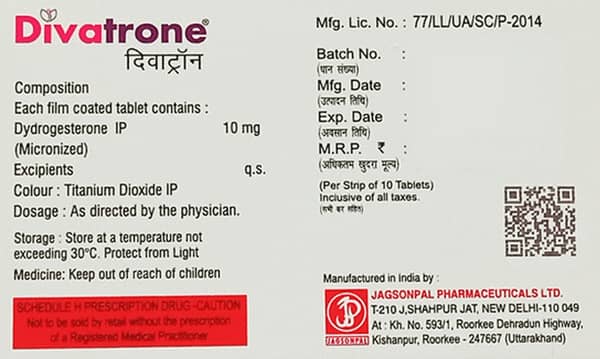 Divatrone 10mg Strip Of 10 Tablets