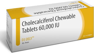 D3 Dely Strip Of 4 Tablets