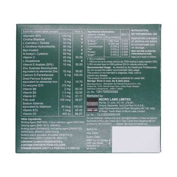 Silybon Forte Strip Of 15 Tablets