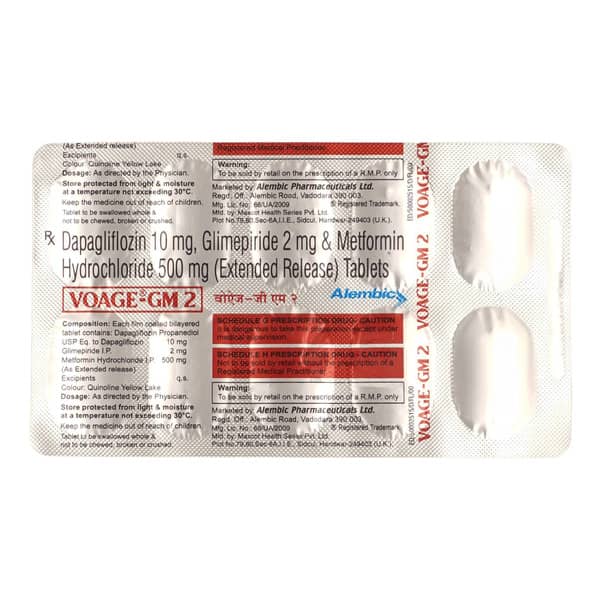 Voage Gm 2mg Strip Of 10 Tablets