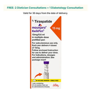 Mounjaro Kwikpen 15Mg Pre Filled Pen Of 2.4Ml Solution For Injection