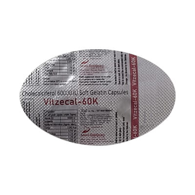 Vitzecal 60k Strip Of 4 Softgel Capsules