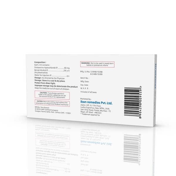 Drotamet 40Mg Ampoule Of 2Ml Injection