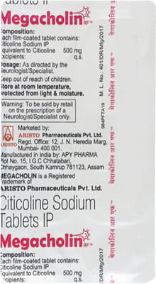 Megacholin Rf Strip Of 10 Tablets