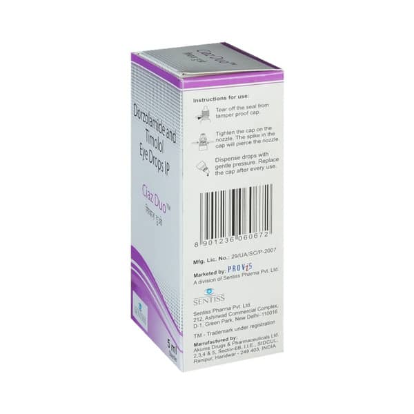 Ciaz Duo Bottle Of 5ml Eye Drops