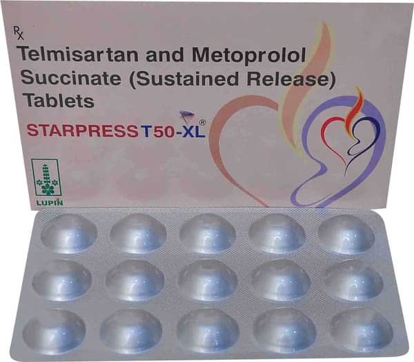 Starpress T50 Xl Strip Of 15 Tablets