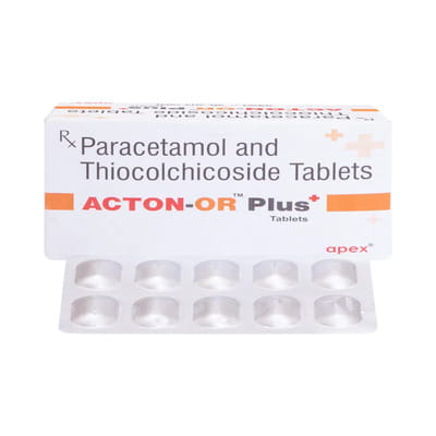 Acton Or Plus Strip Of 10 Tablets