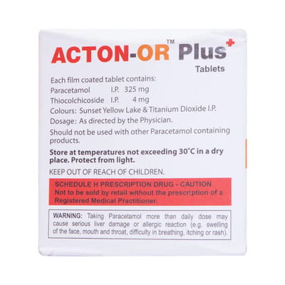 Acton Or Plus Strip Of 10 Tablets