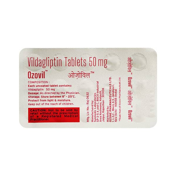 Ozovil 50mg Strip Of 15 Tablets