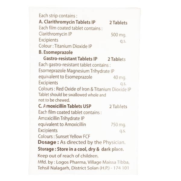 Esmostrum Hp Kit Strip Of 6 Tablet Combikits