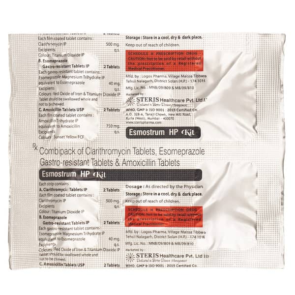 Esmostrum Hp Kit Strip Of 6 Tablet Combikits