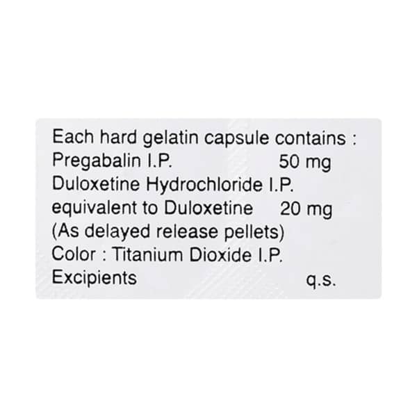 Pregeb D 50/20mg Strip Of 10 Capsules