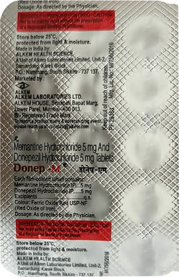 Donep M Strip Of 15 Tablets