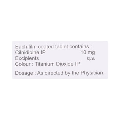 Cildipin 10mg Strip Of 10 Tablets