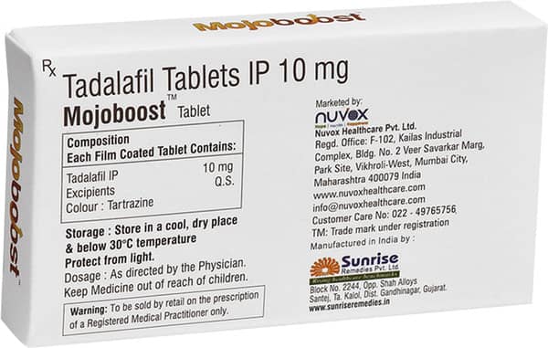 Mojoboost 10mg Strip Of 4 Tablets