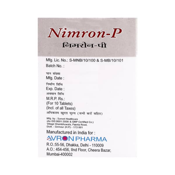Nimron P Strip Of 10 Tablets