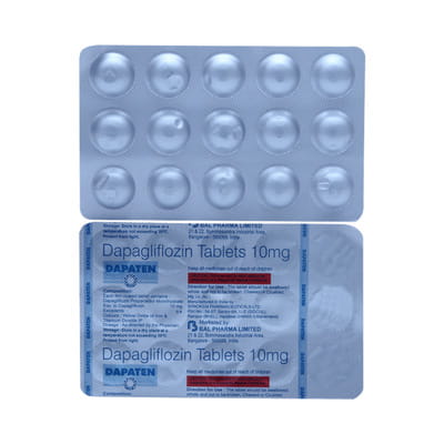 Dapaten 10mg Strip Of 15 Tablets