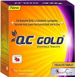 New Qc Gold Strip Of 10 Tablets