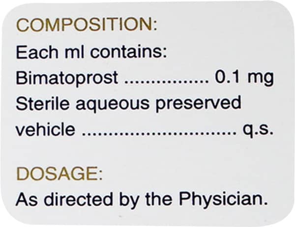 Bimapix Bottle Of 3Ml Eye Drops