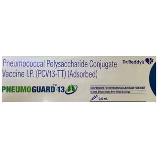 Pneumoguard 13 Vaccine Pre Filled Syringe Of 0.5Ml Suspension For Vaccine