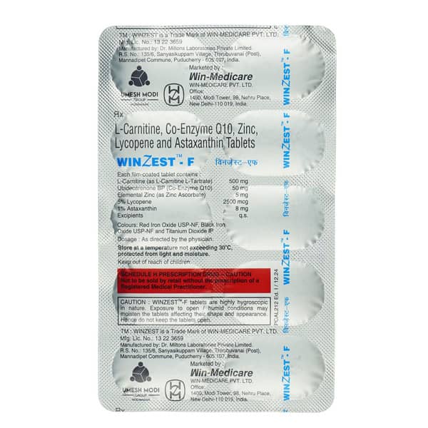 Winzest F Strip Of 10 Tablets