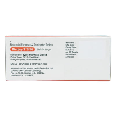 Bisojoy T 5/40mg Strip Of 10 Tablets