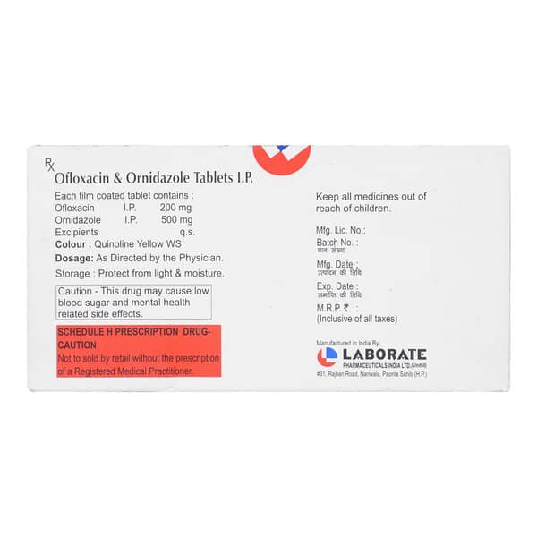 Nflox Tz 200/500Mg Strip Of 10 Tablets