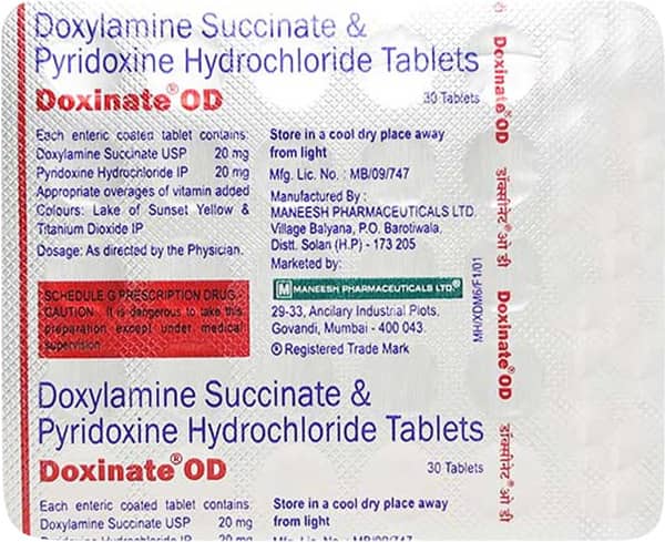 Doxinate Od Strip Of 30 Tablets