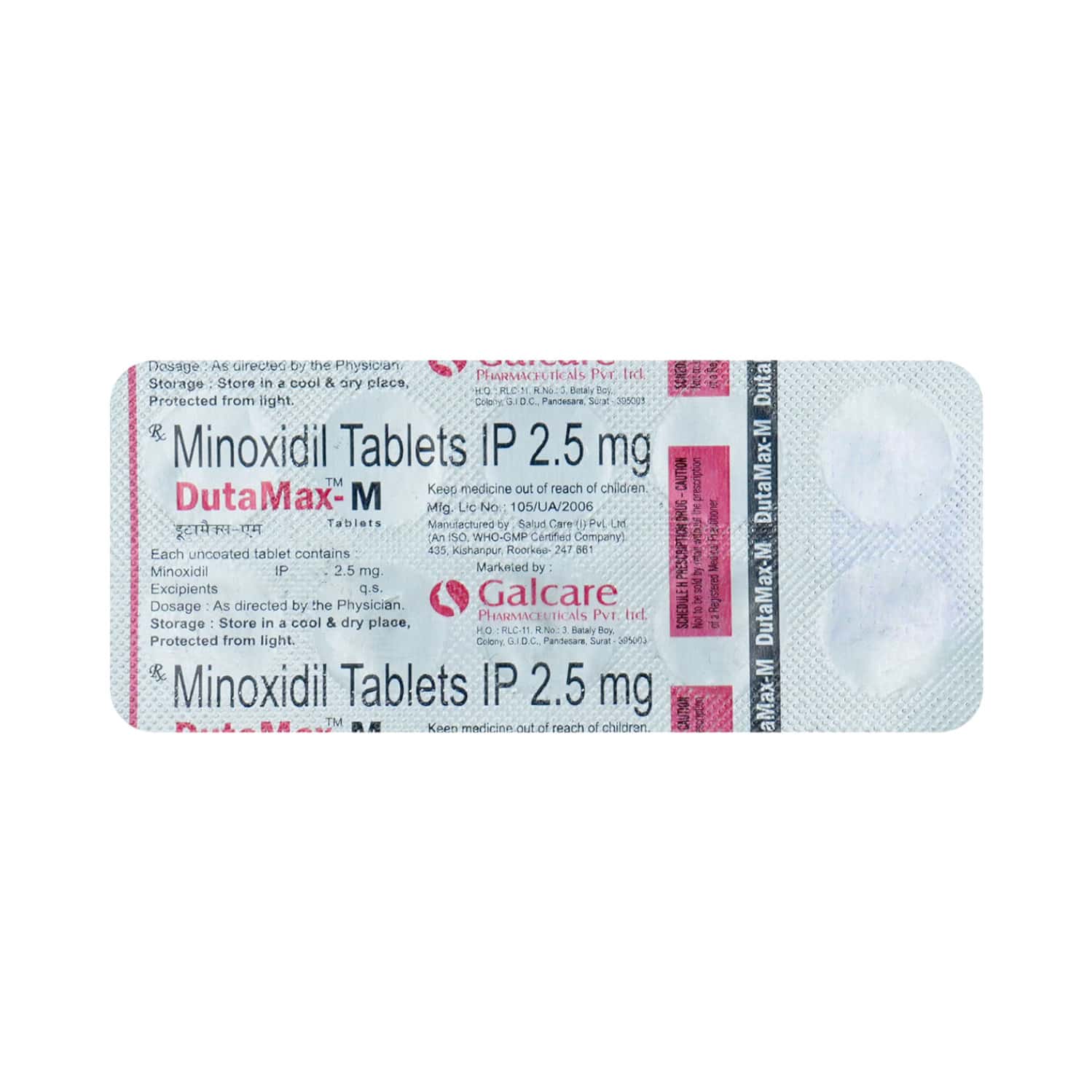 dutamax m 2.5mg tablets