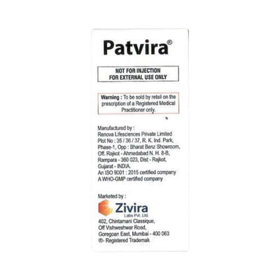 Patvira 0.2% Bottle Of 3ml Eye Drops