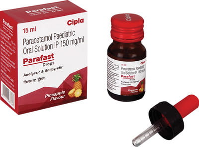 Parafast 150mg Pineapple Flavour Bottle Of 15ml Oral Drops