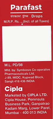 Parafast 150mg Pineapple Flavour Bottle Of 15ml Oral Drops