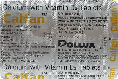 Calfan Strip Of 10 Tablets