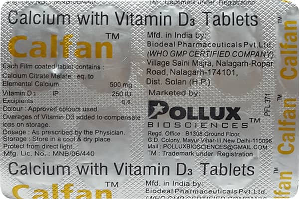 Calfan Strip Of 10 Tablets
