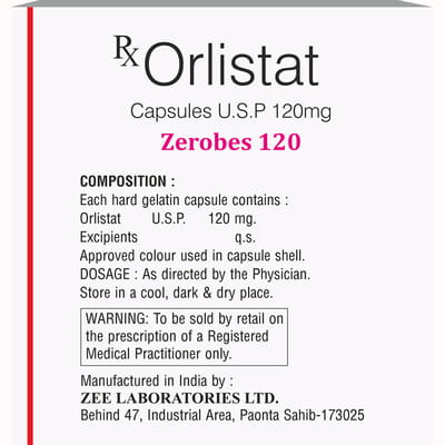 Zerobes 120mg Strip Of 10 Capsules