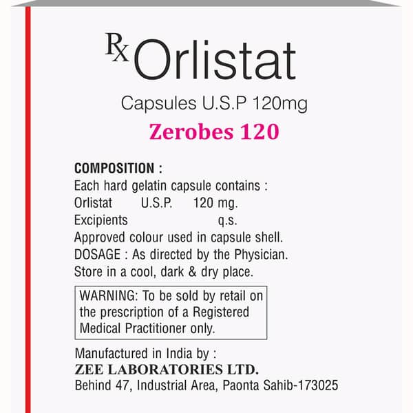 Zerobes 120mg Strip Of 10 Capsules