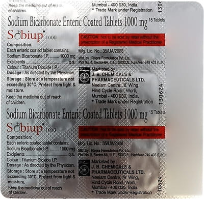 Sobiup 1000mg Strip Of 15 Tablets