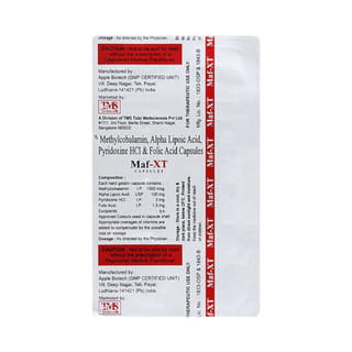 Maf Xt Strip Of 10 Capsules