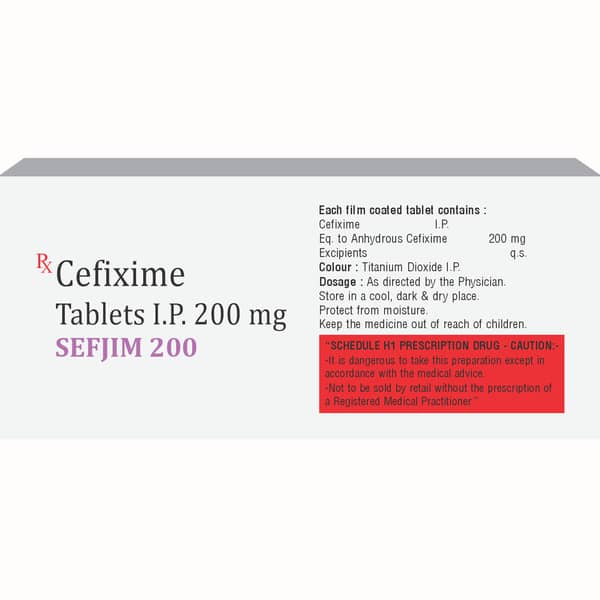 Sefjim 200mg Strip Of 10 Tablets