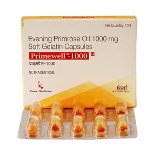 Primewell 1000mg Strip Of 10 Capsules