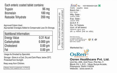 Osify Strip Of 10 Tablets