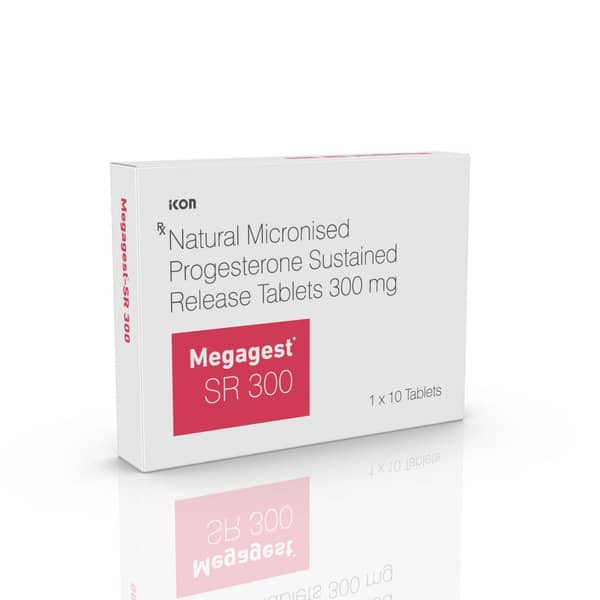 Megagest Sr 300Mg Strip Of 10 Tablets