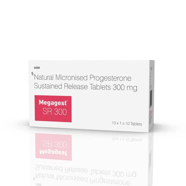Megagest Sr 300Mg Strip Of 10 Tablets