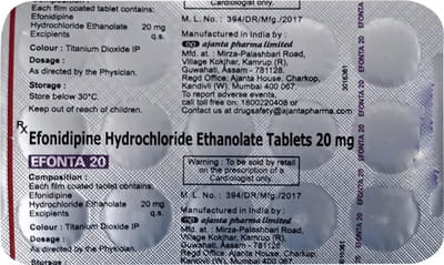 Efonta 20mg Strip Of 15 Tablets