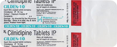 Cilden 10mg Strip Of 10 Tablets