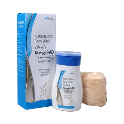 Keraglo Ad 2% Bottle Of 100ml Body Wash