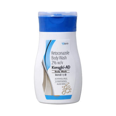 Keraglo Ad 2% Bottle Of 100ml Body Wash