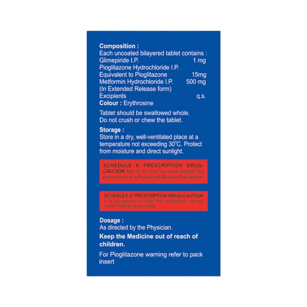 Pil Gpm Sr 1mg Strip Of 10 Tablets